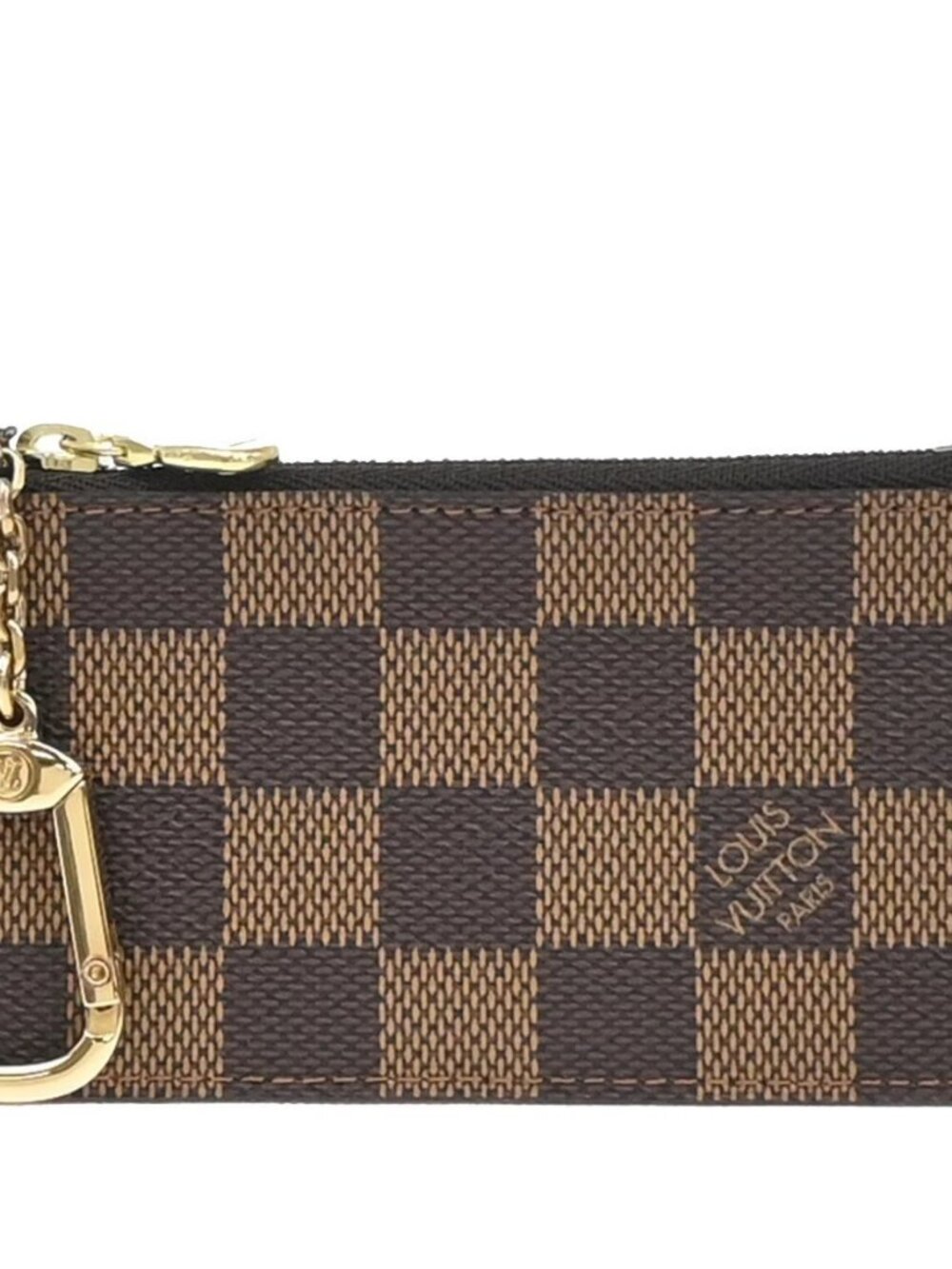 LOUIS VUITTON Pochette Cles Coin Key Case Damier Ebene Leather BN N62656 30KP022